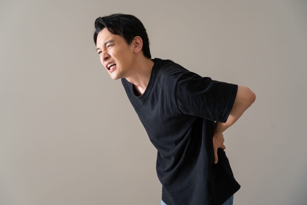 腰痛予防をしたい男性